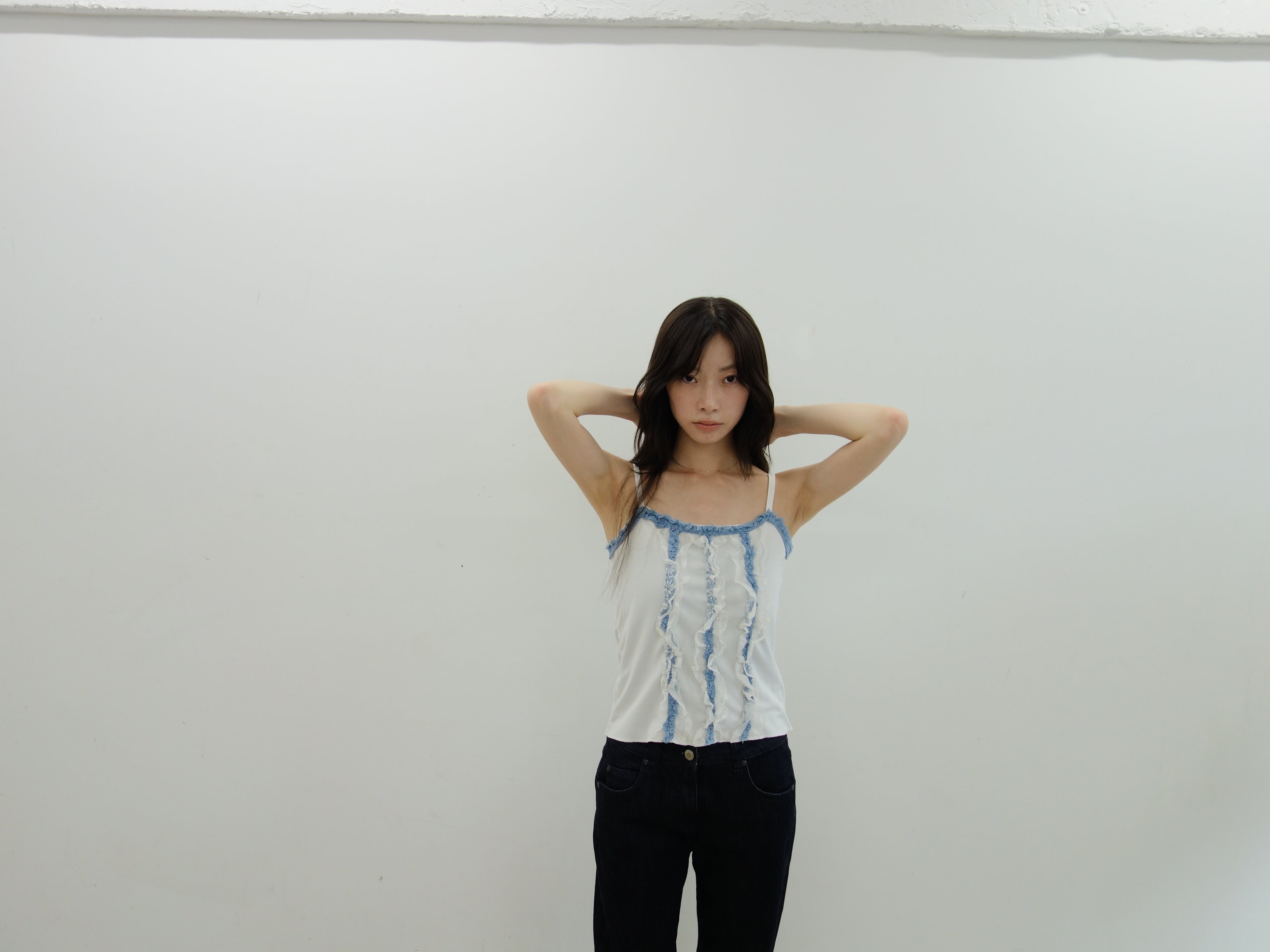 vintage ruffle cami