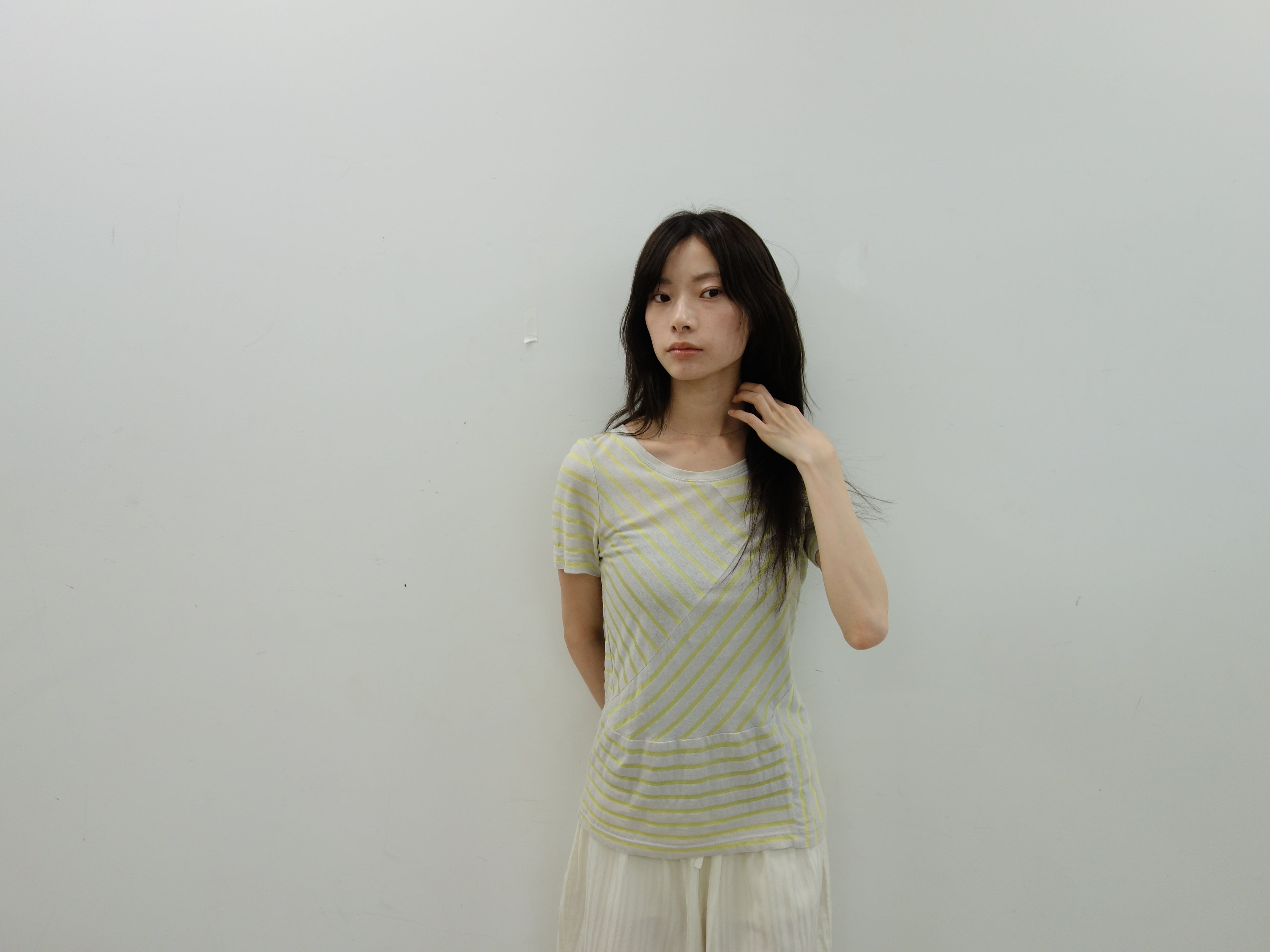Marc by Marc Jacobs yellow striped tee