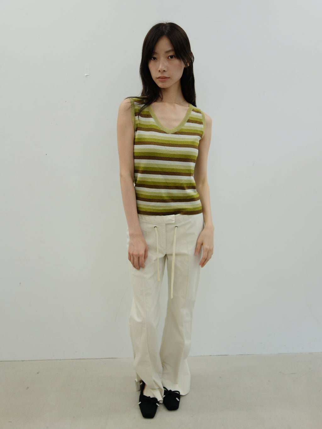 KATHARINE HAMNETT striped tank top