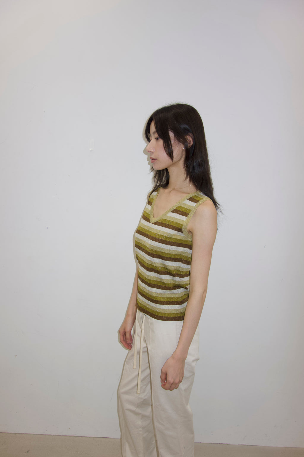 KATHARINE HAMNETT striped tank top