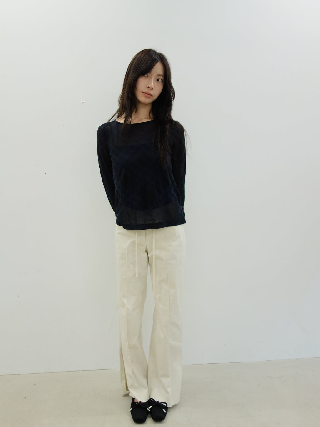Dries Van Noten sheer long-sleeve