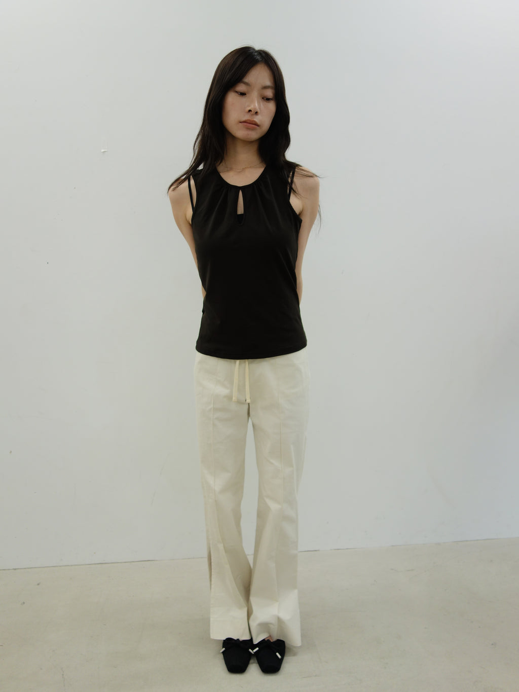 vintage keyhole tank top