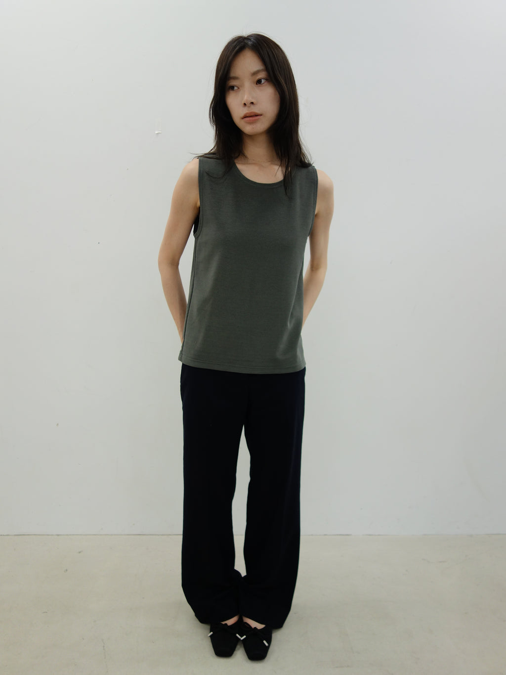 Jil Sander black trousers
