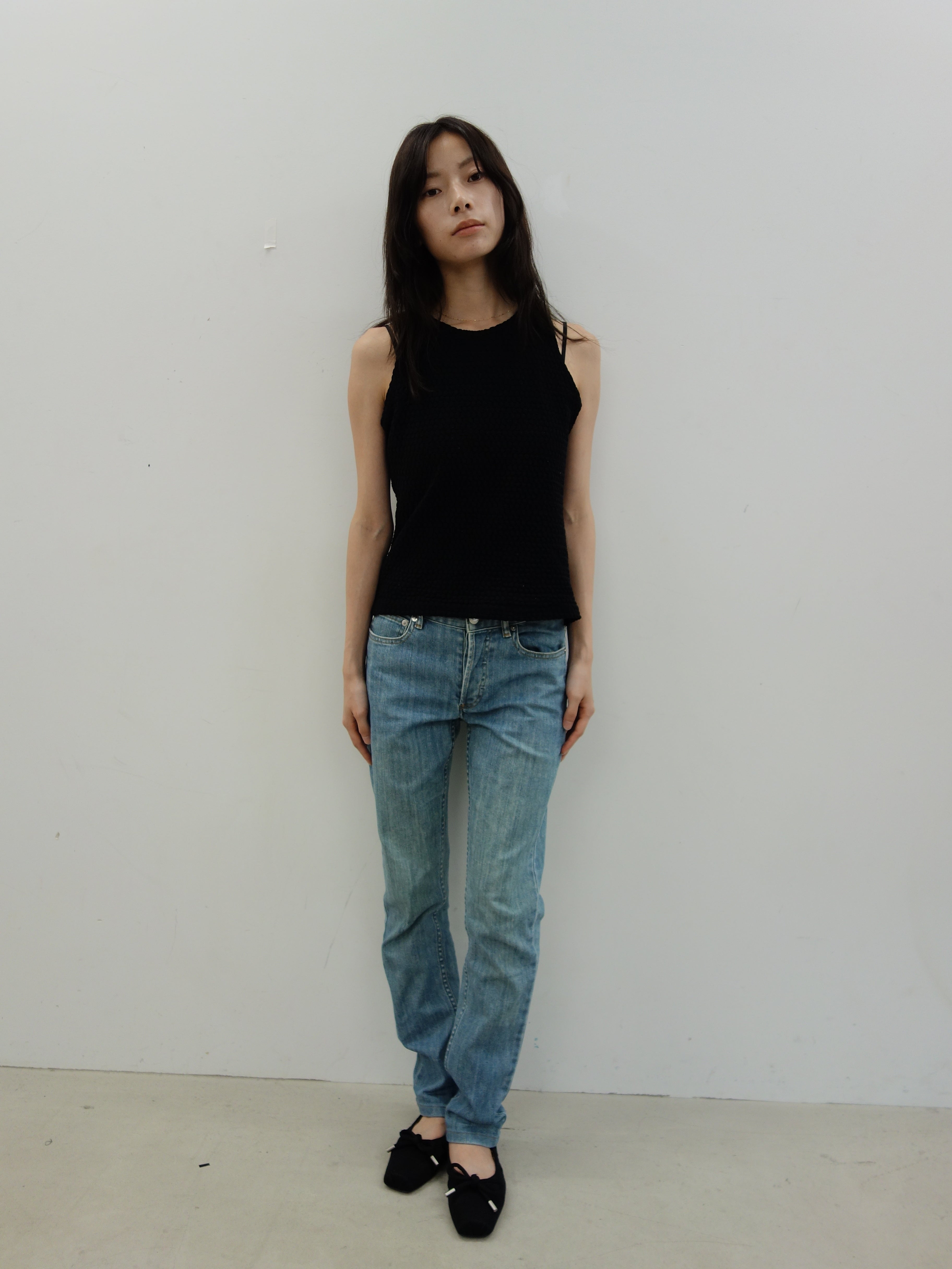 A.P.C. washed blue denim