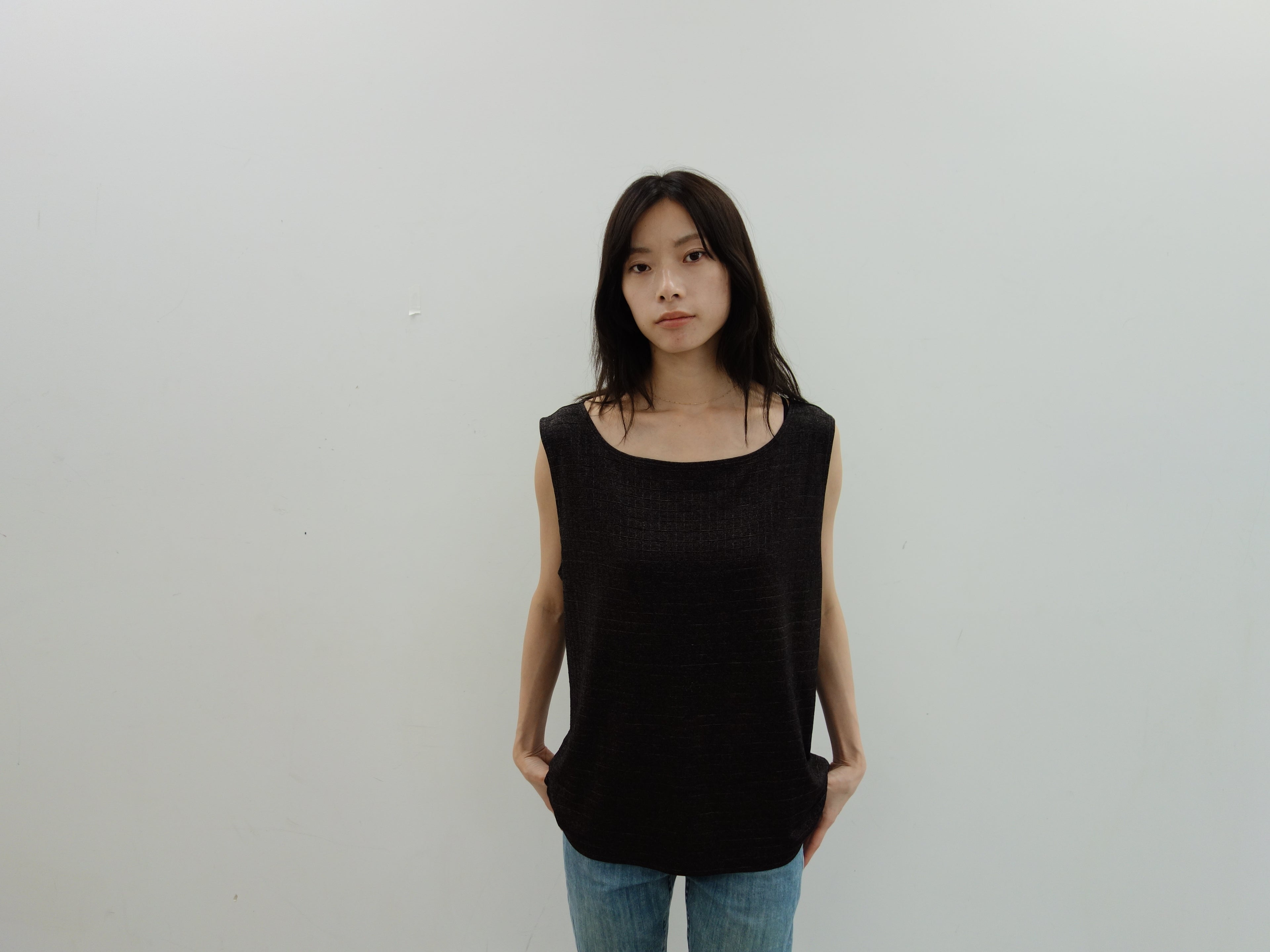 vintage oversize brown tank